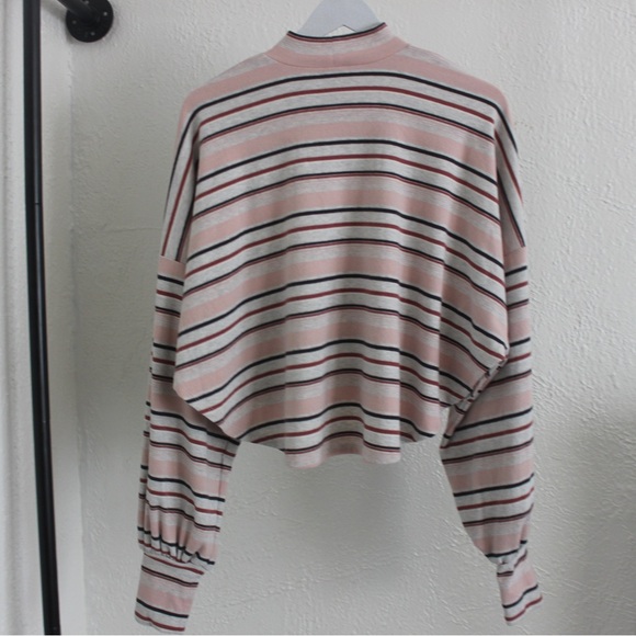Free people striped split hem top - Picture 5 of 6